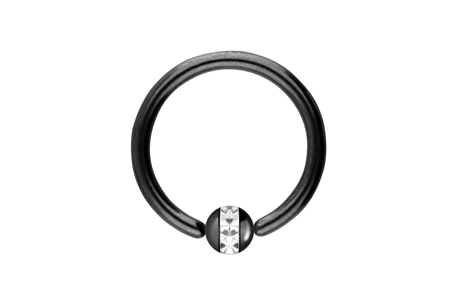 Chirurgenstahl Klemmkugelring Piercing EPOXY-RING-KUGEL